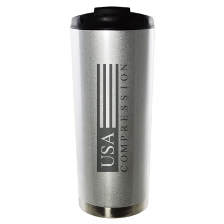 16oz. Vacuum Tumbler - Silver