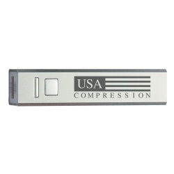 Portable Power Bank - Silver