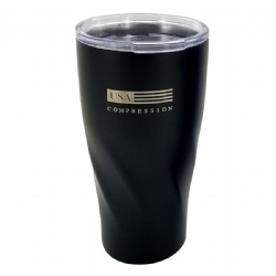 USA Compression Hugo Vacuum Insulate Tumbler - Black