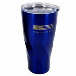 USA Compression Hugo Vacuum Insulated Tumbler - Blue