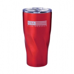 USA Compression Hugo Vacuum Insulated Tumbler - Red