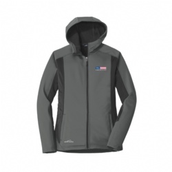 Ladies Eddie Bauer Trail Soft Shell Jacket - Metal Grey/Grey Steel