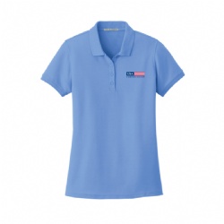 Port Authority Ladies Core Classic Pique Polo - Carolina Blue