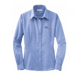 Ladies Non-Iron Pinpoint Oxford - Vintage Navy